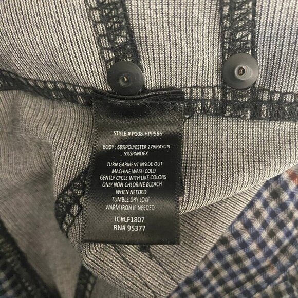 🖤 Sanctuary Black & White Micro Plaid Ankle Pants (Size L) - Picture 8 of 8